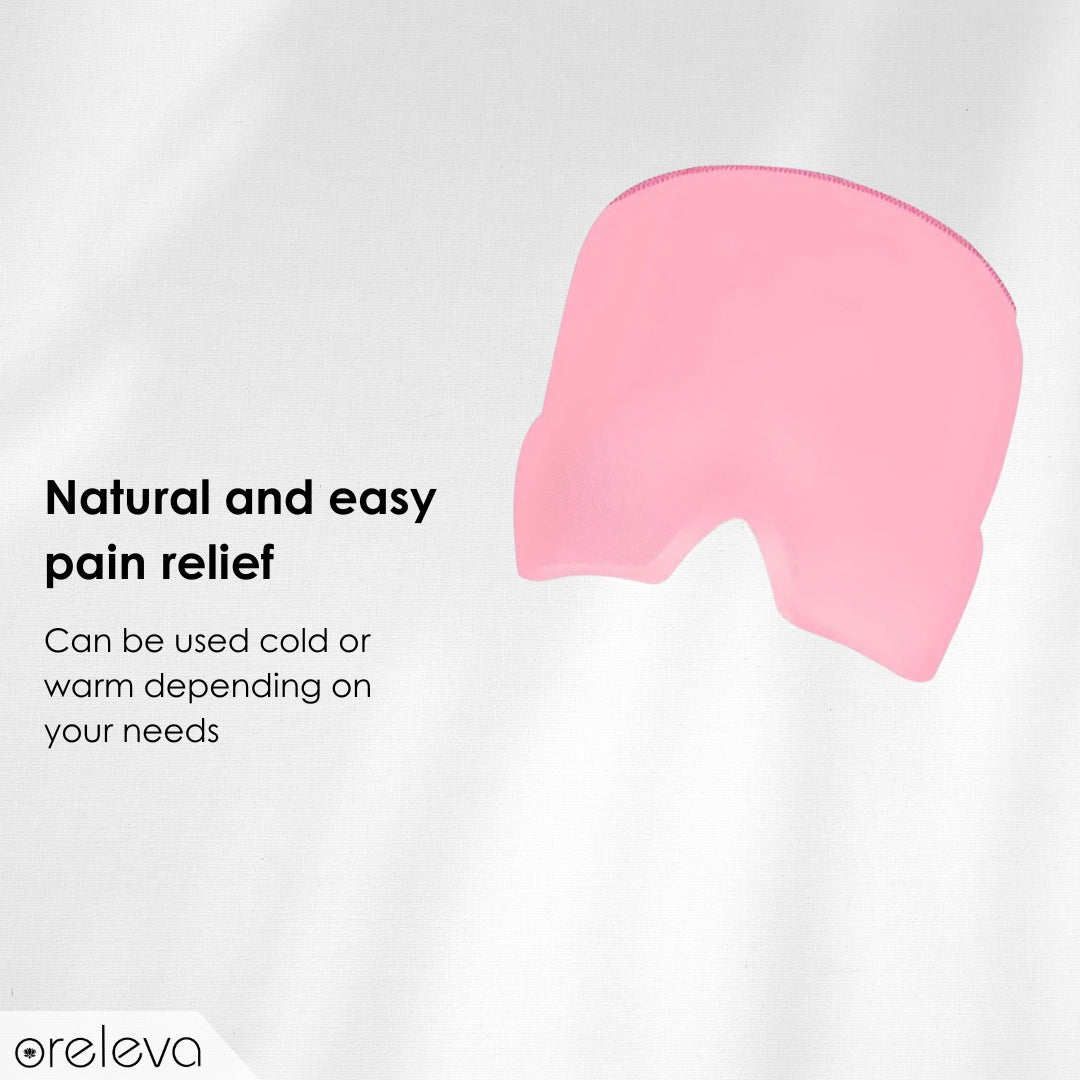 Oreleva Anti Headache Gel Cap Helps Relieve Headaches In A Natural And Easy Way, Pink